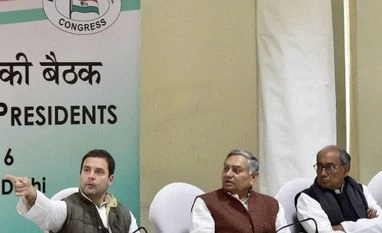 PM should not 'make excuses': Rahul Gandhi Congress Vice President Rahul Gandhi presiding over a meeting of Pradesh Congress Committee Presidents at AICC headquarters in New Delhi