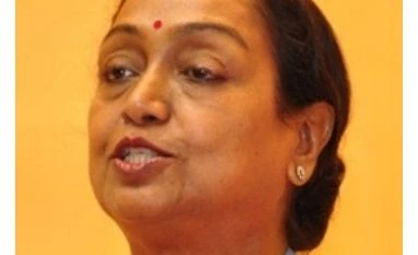 Give BJP 'befitting lesson' for failure to fulfill election promises: Meira Kumar Meira Kumar (Photo: Wikipedia)