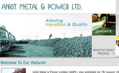 Ankit Metal & Power: Blaming it on poor market conditions Home page of AMPL's website