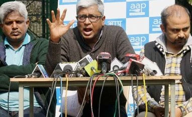Gujarat govt 'anti-people,' has no business to continue: AAP AAP, Ashutosh, Dilip Pandey, New Delhi