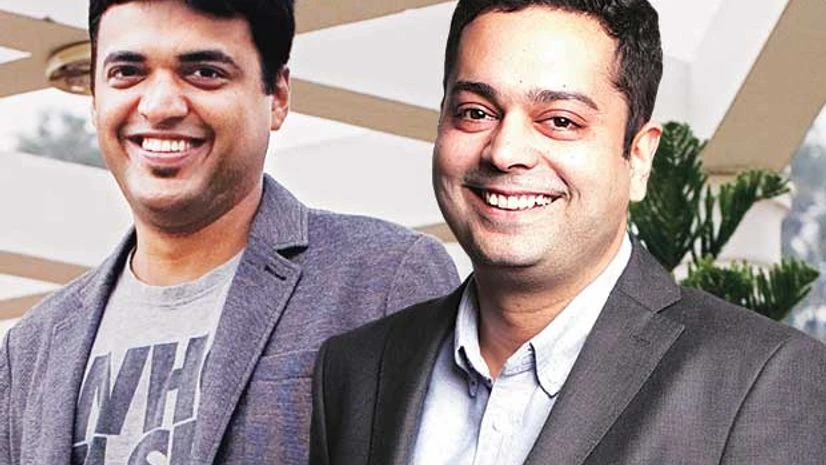 Zomato co-founders Pankaj Chaddah (right) and Deepinder Goyal's efforts to streamline operations over the past few months are yielding results Zomato co-founders Pankaj Chaddah (right) and Deepinder Goyal's efforts to streamline operations over the past few months are yielding results