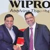 Wipro's Vice-chairman, T K Kurien,  (left) with new CEO, Abidali Neemuchwala