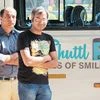 Shuttl co-founders Amit Singh(left) and Deepanshu Malviya. They created an app in one day and started with two customers