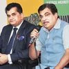 DIPP Secretary Amitabh Kant (left) and Union Minister of Shipping, Road Transport and Highways Nitin Gadkari in Mumbai on Tuesday