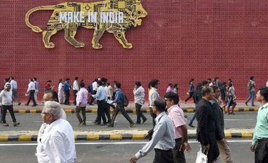 CIDCO inks MoUs worth Rs 30,000 crore during Make in India Week A view of the venue of the Make in India Week in Mumbai