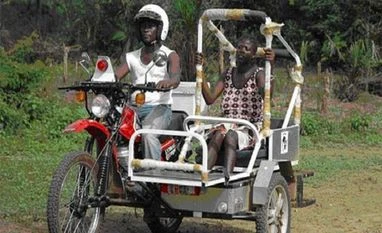 Motorbike ambulance, a boon for tribals in Naxal belt Motorbike ambulance