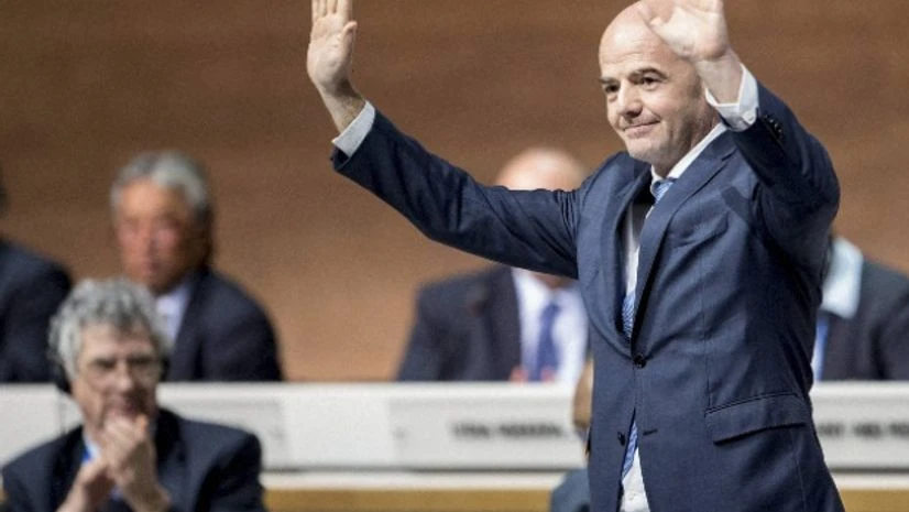 FIFA president Gianni Infantino tours Seattle ahead of next year's Club WC | Football News New FIFA president Gianni Infantino, of Switzerland, waves to delegates after his election, during the Extraordinary FIFA Congress 2016 in Zurich