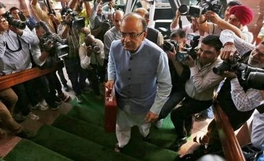Boost to bus makers in Budget Finance Minister Arun Jaitley arrives at the parliament to present the budget for the 2016/17 fiscal year, in New Delhi (pic: Reuters)
