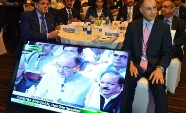 Budget 2016: Car makers to hike prices on infra cess, see lower growth Industry leaders listening to Union Budget in 2016 (pic: Sanjay Sharma)
