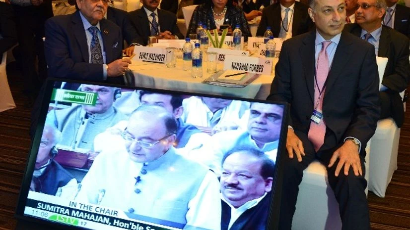 Industry leaders listening to Union Budget in 2016 (pic: Sanjay Sharma) Industry leaders listening to Union Budget in 2016 (pic: Sanjay Sharma)