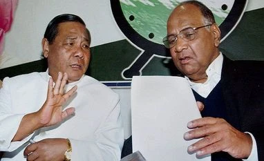Sangma, voice of Northeast and ex-Speaker, dies In this file photo, Former Lok Sabha Speaker P A Sangma with President of Nationalist Congress Party Sharad Pawar