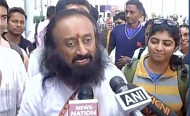 Environment ministry fails to file affidavit at NGT in the Art of Living case Sri Sri Ravi Shankar (Photo: ANI)