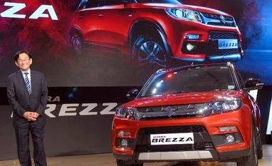 Maruti's LCV launch delayed due to activism against diesel vehicles Kenichi Ayukawa, MD & CEO, Maruti Suzuki at the launch of Vitara Brezza in Mumbai (pic: Kamlesh Pednekar)
