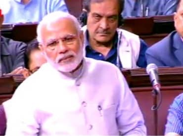 Congress never gets blamed for anything: PM Modi in Rajya Sabha