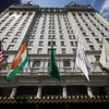The Plaza Hotel is seen in midtown Manhattan in New York