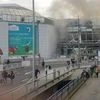 Two explosions hit Brussels airport