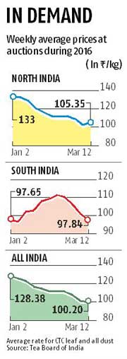 Tea producers see higher auction prices Tea producers see higher auction prices