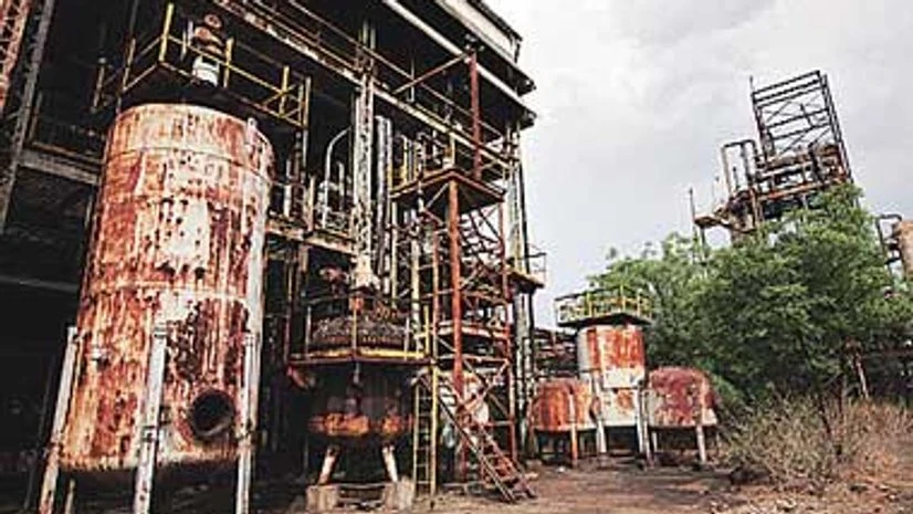 A file photo of the Union Carbide pesticide plant in Bhopal A file photo of the Union Carbide pesticide plant in Bhopal