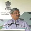 Defence Minister Manohar Parrikar addressing at the inaugural of DefExpo 2016 (Source: Spokesperson MoD, Twitter)
