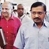 Delhi Chief Minister Arvind Kejriwal (right), with Deputy Chief Minister &amp; Finance Minister Manish Sisodia, leaves for the Budget session of the Assembly, in New Delhi, on Monday