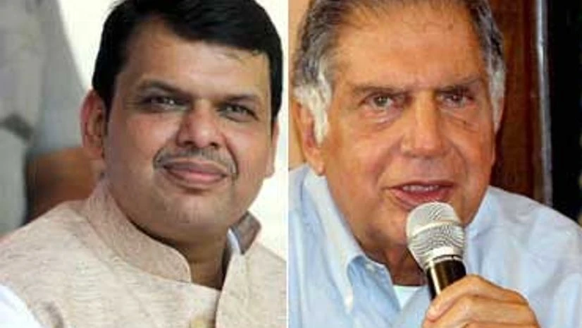 Devendra Fadnavis & Ratan Tata Devendra Fadnavis & Ratan Tata