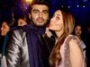 Actors Arjun Kapoor and Kareena Kapoor during the opening show of Lakme Fashion Week in Mumbai