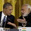 President Barack Obama talks with India's Prime Minister Narendra Modi during a working dinner with heads of delegations of the Nuclear Security Summit  PTI
