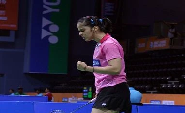 Saina Nehwal enters India Open semis Photo: BAI Media Twitter Handle