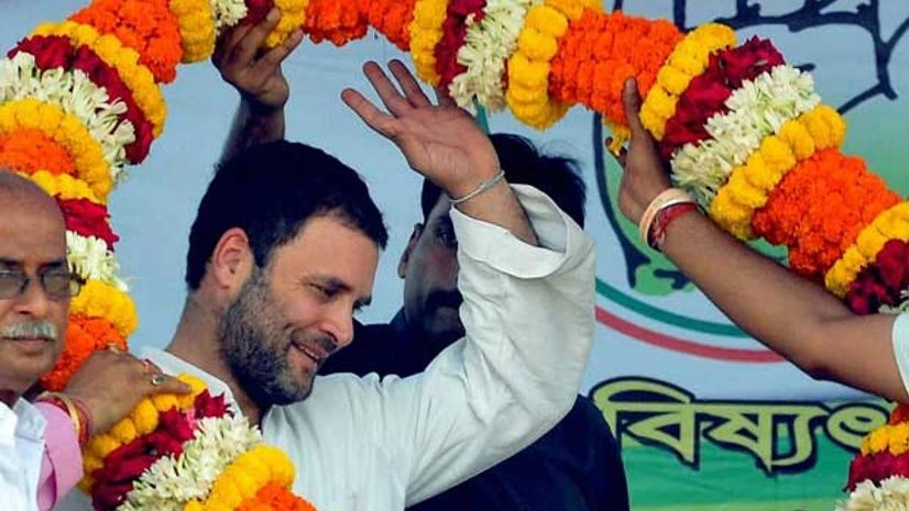 Congress vice-president Rahul Gandhi at an election rally in Niyamatpur in Burdwan district, West Bengal on Saturday, April 2, 2016 PTI Congress vice-president Rahul Gandhi at an election rally in Niyamatpur in Burdwan district, West Bengal on Saturday, April 2, 2016 PTI
