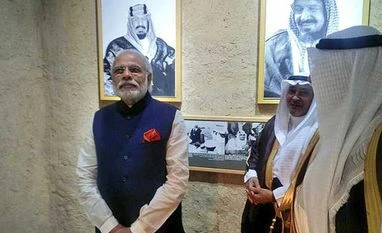 India has ignited new hope in world, seen as bright star: Modi PM Narendra Modi on Saturday, April 2, 2016 visited galleries on life and times of King Abdul Aziz at Masmak Fortress Pic: @MEAIndia via twitter