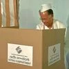 Assam CM Tarun Gogoi casts his vote during the state assembly polls. Photo: ANI