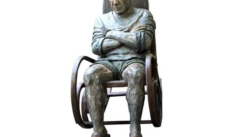 Robert St Croix's sculpture of Pablo Picasso Robert St Croix's sculpture of Pablo Picasso