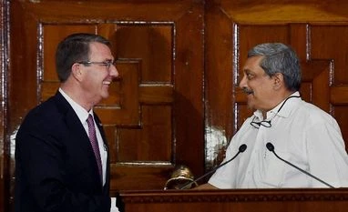 India, US agree on exchanging military logistics Manohar Parrikar, Ashton Carter, military, India, US