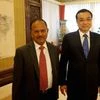 ational Security Advisor Ajit Doval meeting Chinese Premier Li Keqiang after attending the 19th round of boundary talks in Beijing