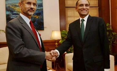 S Jaishankar accepts Pakistan's invite for talks S Jaishankar, Aizaz Ahmad Chaudhry, India, Pakistan