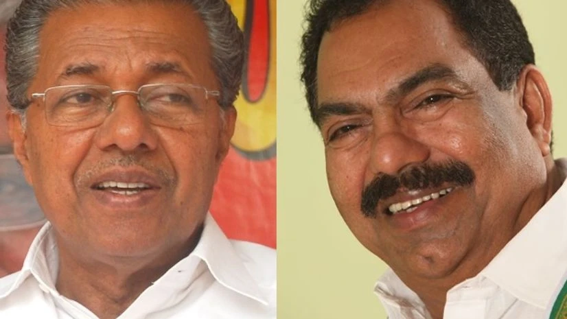 Pinarayi Vijayan and Mambaram Divakaran Pinarayi Vijayan and Mambaram Divakaran