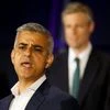 Labour Party candidate Sadiq Khan speaks in front of Conservative Party candidate Zac Goldsmith, after winning the London mayoral elections at City Hall in London. (Photo: AP/PTI)