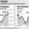 Iron ore in free fall as port holdings expand