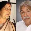 (Left) Sushma Swaraj, External Affairs Minister versus (Right) Oommen Chandy, Chief Minister, Kerala