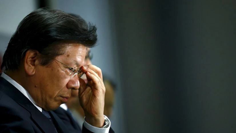 Mitsubishi Motors' President Tetsuro Aikawa attends a news conference in Tokyo. Photo: Reuters Mitsubishi Motors' President Tetsuro Aikawa attends a news conference in Tokyo. Photo: Reuters