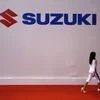 The logo of Suzuki Motors is displayed at the 44th Tokyo Motor Show in Tokyo. Photo: Reuters