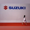Suzuki Motorcycle India, SMFG India Credit Co partner for vehicle finance The logo of Suzuki Motors is displayed at the 44th Tokyo Motor Show in Tokyo. Photo: Reuters