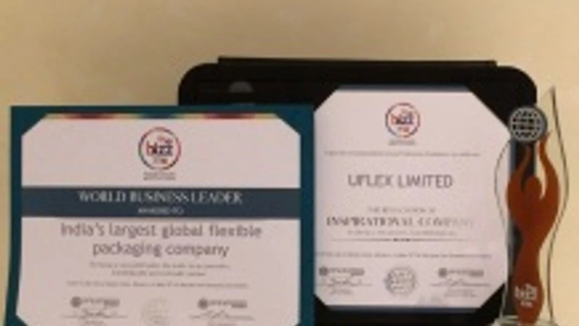 Uflex bags World Confederation of Businesses award in France Uflex bags World Confederation of Businesses award in France