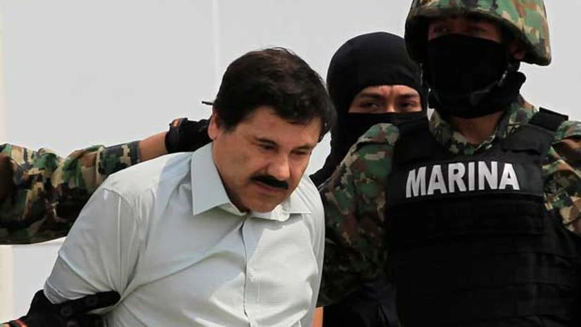 Joaquin ‘El Chapo' Guzman during his arrest in 2014. File Photo Joaquin 'El Chapo' Guzman during his arrest in 2014