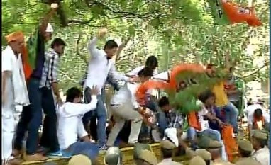 BJP's challenge will be met democratically: Left parties BJP protest