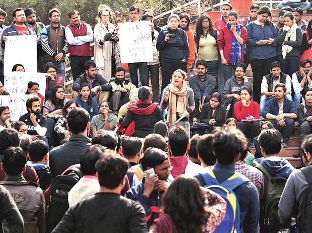 JNU urges all centres to install CCTVs amid campus defacement row
