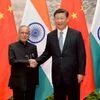 Pranab Mukherjee, Xi Jinping
