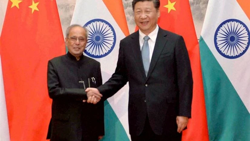 Pranab Mukherjee, Xi Jinping Pranab Mukherjee, Xi Jinping