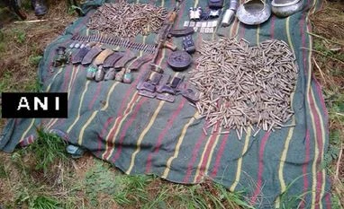 Militant hideout busted in J&K's Doda district Photo: ANI Twitter Handle