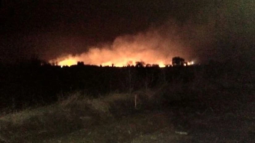 Army ammunition depot, Fire Army ammunition depot, Fire